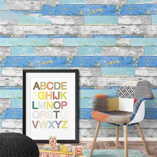 Wood Plank Wallpaper Self-Adhesive