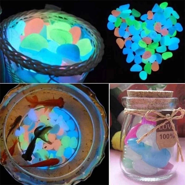 Magical Luminous Glowing Stones Pack Of 100pcs