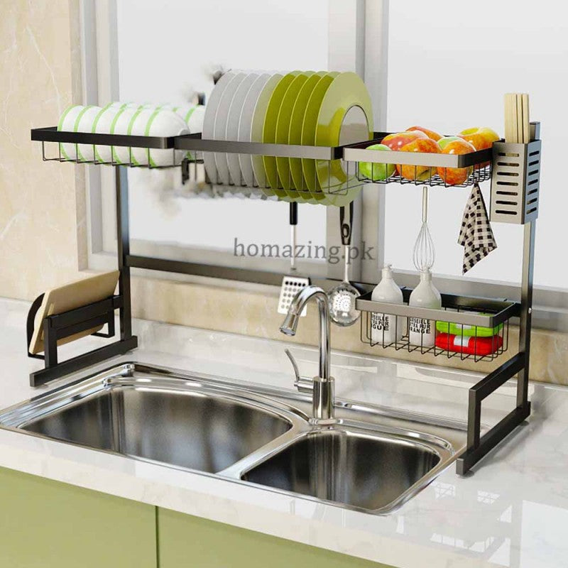 Kitchen Dish Drying Rack Over Sink