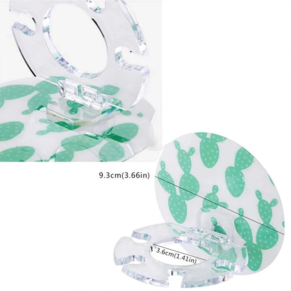 Toothbrush & Paste Holder Wall-Mounted Round Shape