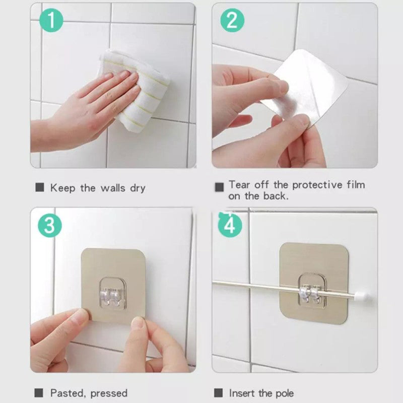 Wall Hook Hanger Self-Adhesive