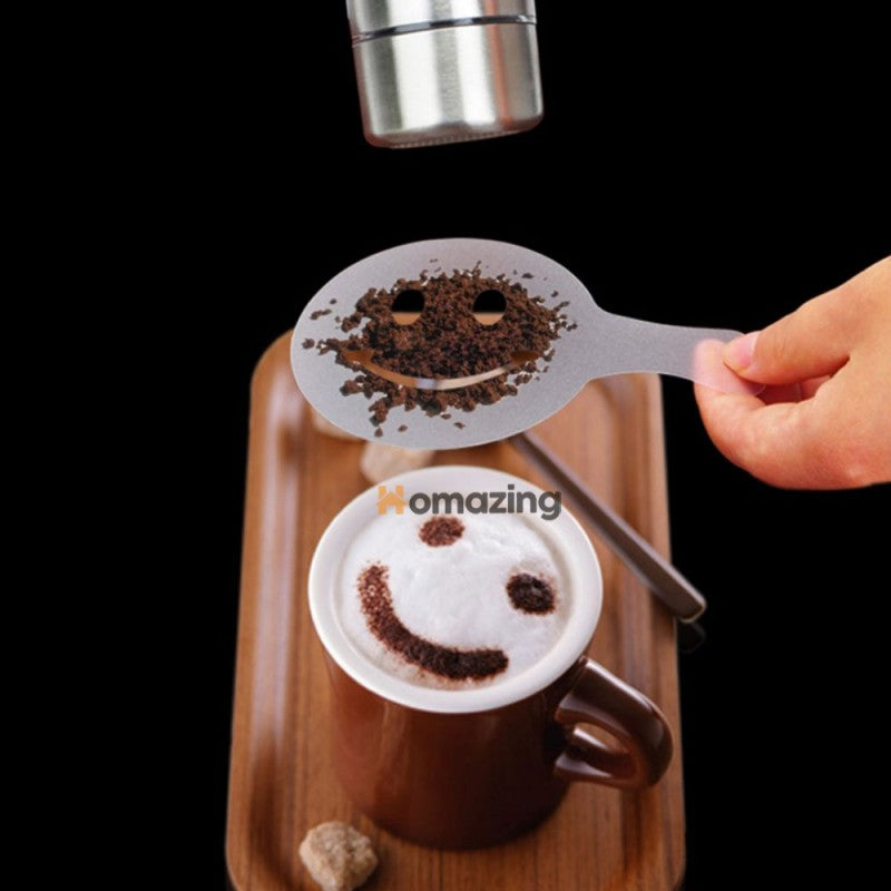Coffee Stencil Template Set Pack Of 16Pcs