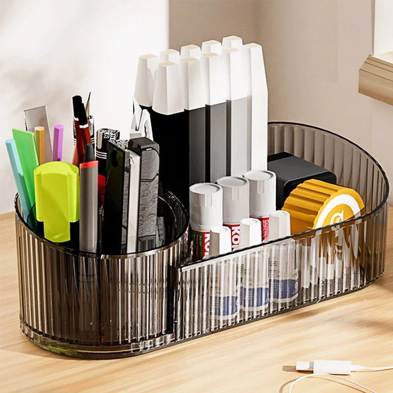 360 Rotating Makeup Organizer Cosmetic Storage Tray