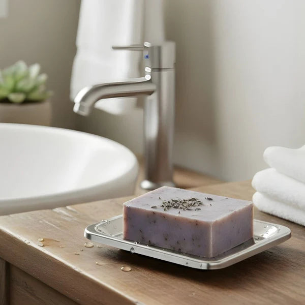 Stainless Steel Classy Smiley Soap Dish Rustproof Bathroom Soap Holder