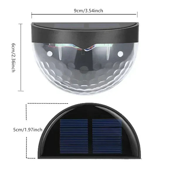 Solar Waterproof Outdoor LED Light Pack of 2