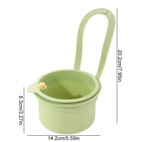 2 in 1 Sink Drain Basket Faucet Hanging Filter Bag