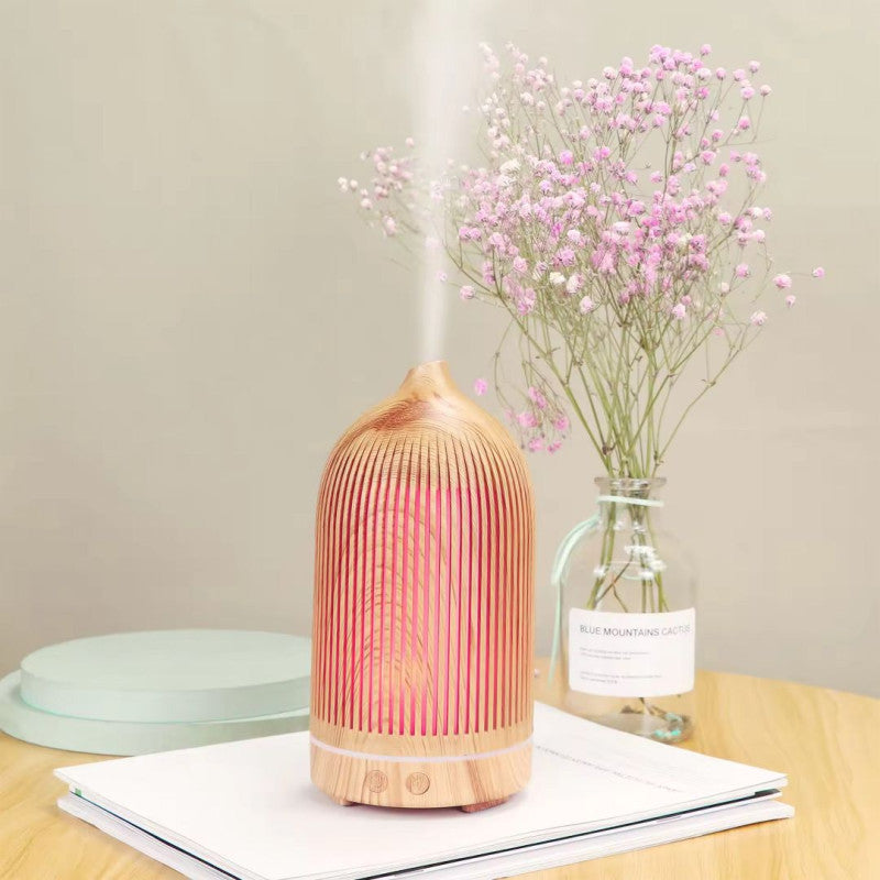 Big Wooden Electric Diffuser Aroma Humidifier