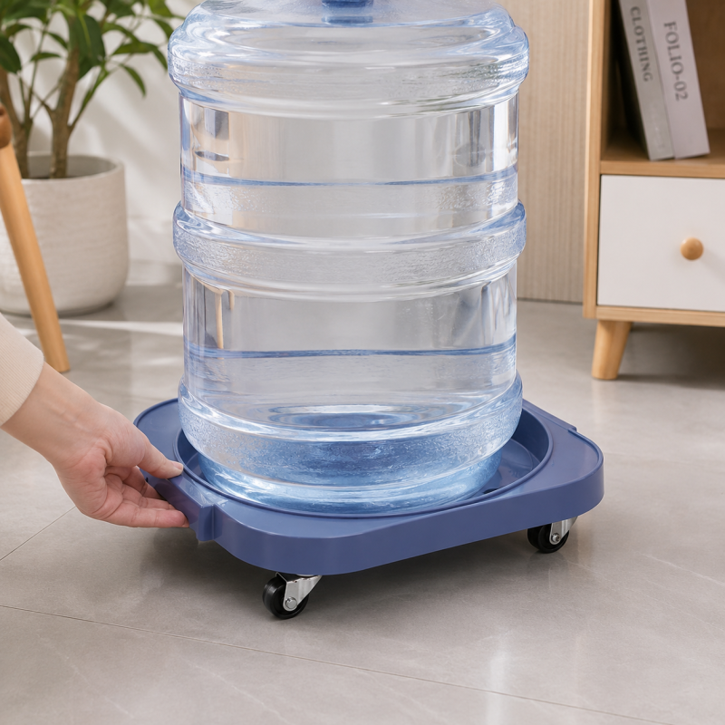 Gas Cylinder Trolley Base with Wheels Heavy Duty Cylinder Stand