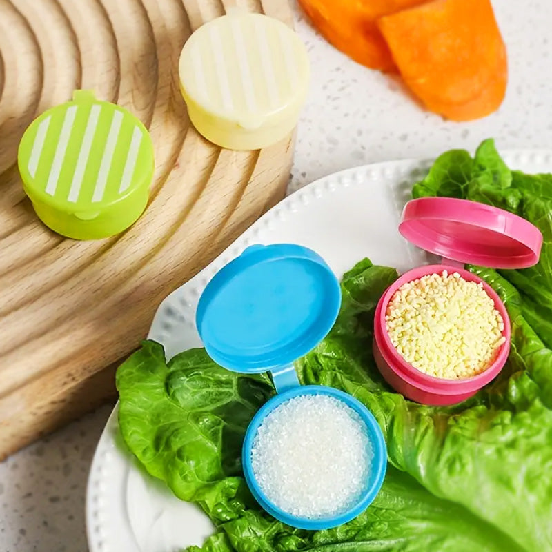 4Pcs Mini Seasoning Sauce Box