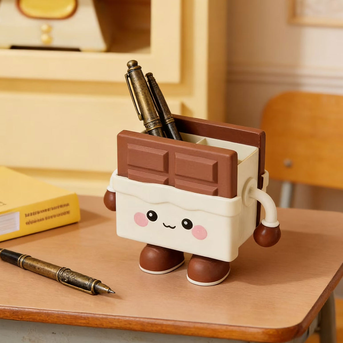 Cute Chocolate Bar Stationery Organizer