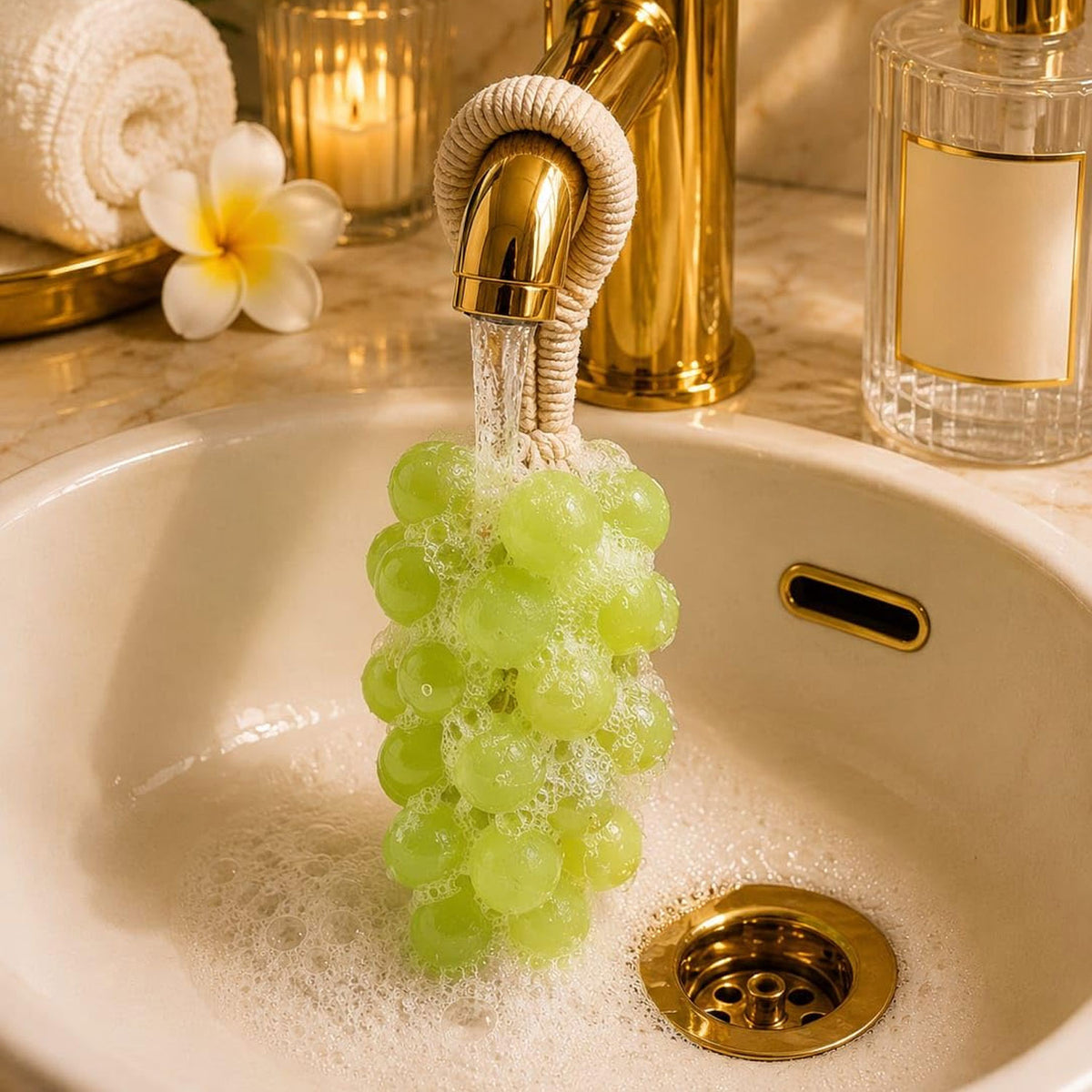 Grape-Shaped Hanging Soap & Fragrance Freshener