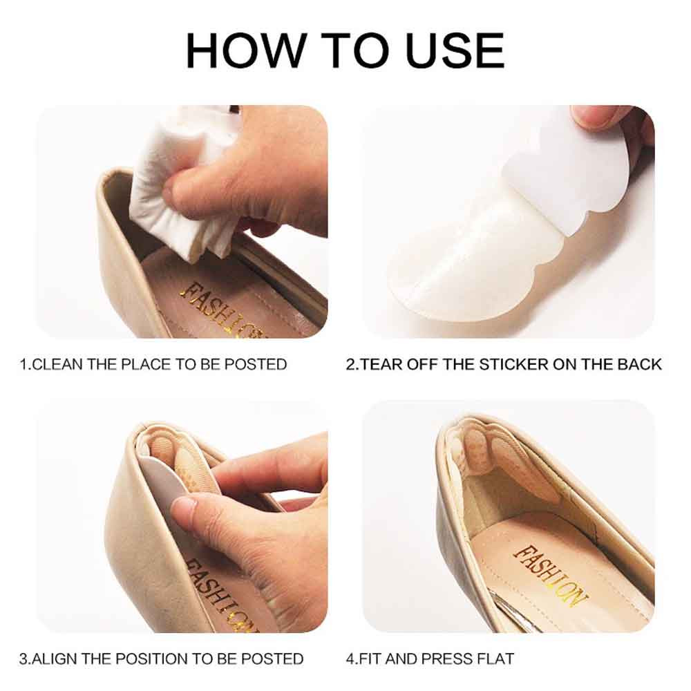 Insole Heel Pads Adhesive Pack Of 2 Pair