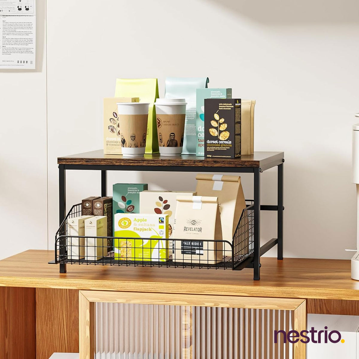 Sliding Kitchen Counter Organizer