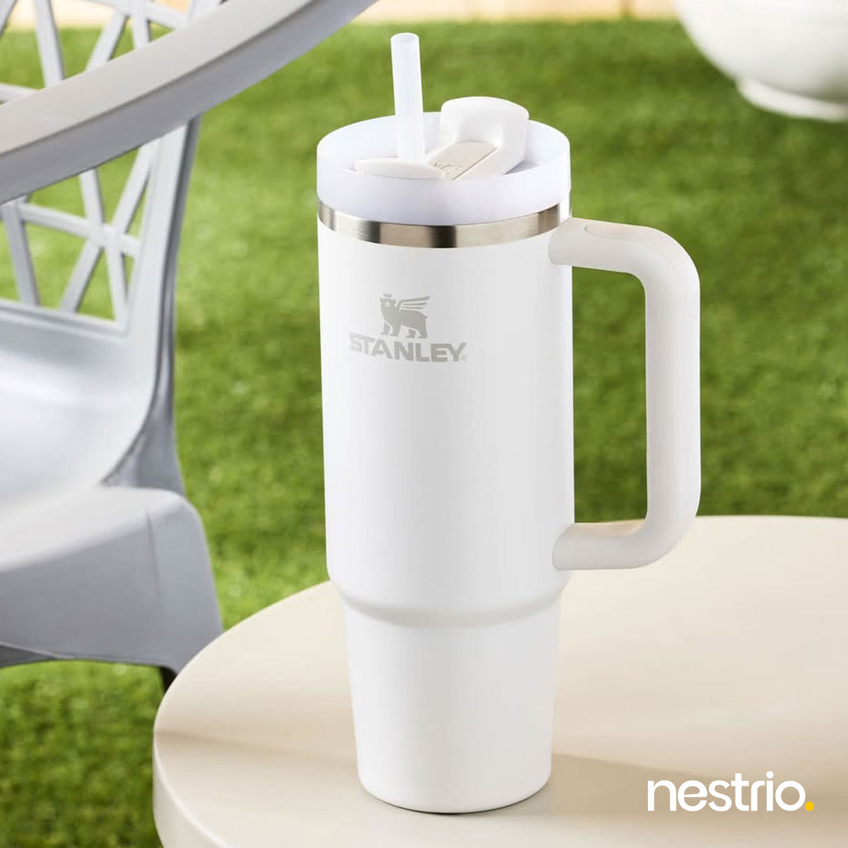 Stanley 40 OZ H2.0 FlowState White Tumbler