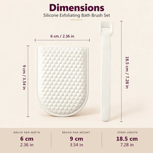 Cotton faucet filter bag sizing reference showing product dimensions and elastic opening