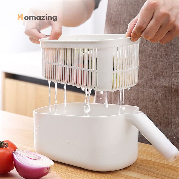 Multifunctional Vegetable Slicer Cutter With Drain Basket