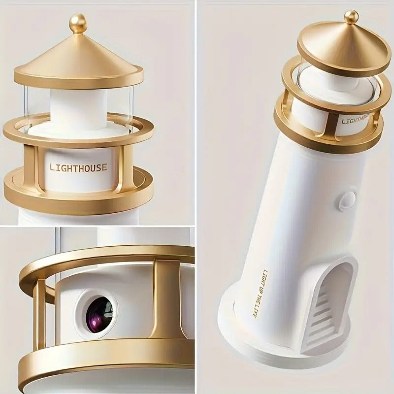 LED Moon Projection Night Light Lamp