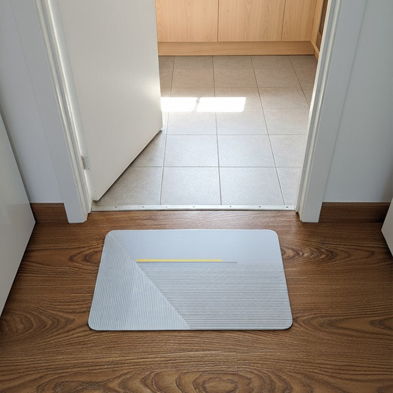 Kitchen Floor Mat Non-slip Set Of 2 Pcs - Asymmetrical Grid Design