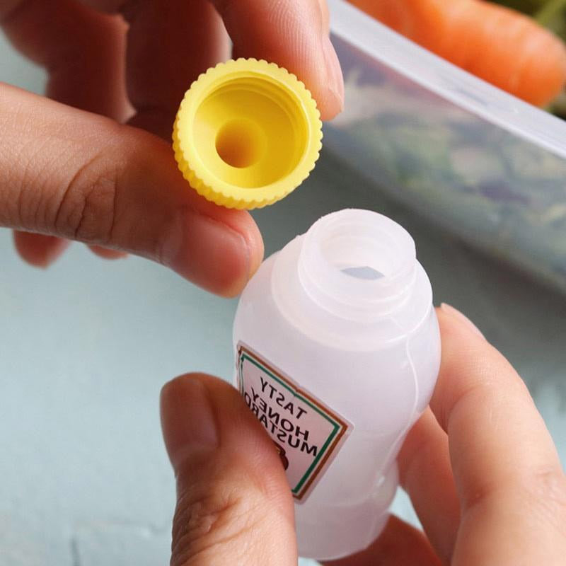 Mini Plastic Squeeze Bottle Pack Of 2