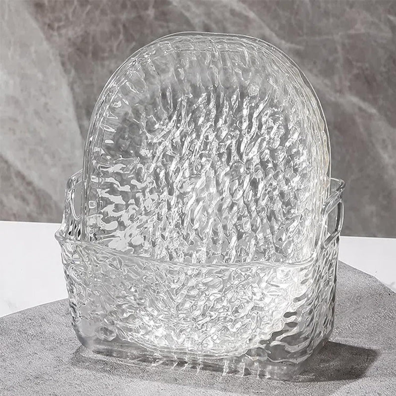 8 Pcs Transparent Spit Bone Dish