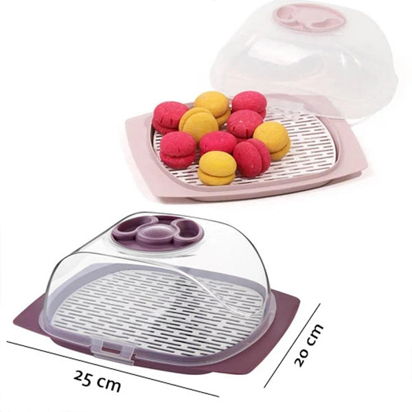 Multipurpose Food Safe Storage Tray With Lid