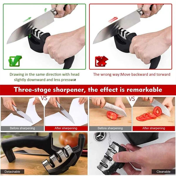 Knife Sharpener Triple Stages