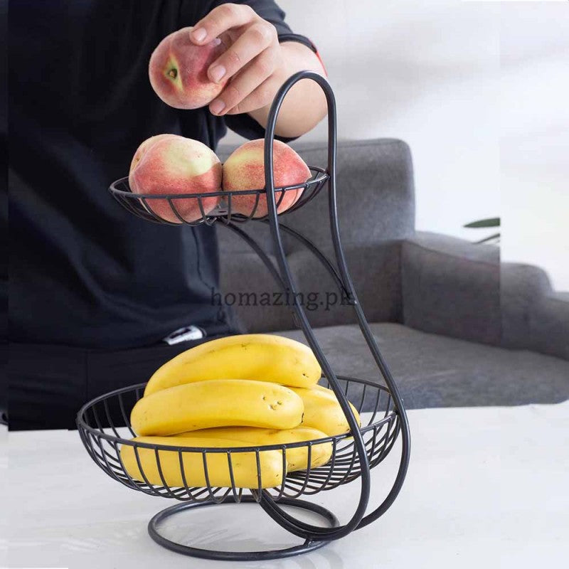 Double Layer Fruit Basket