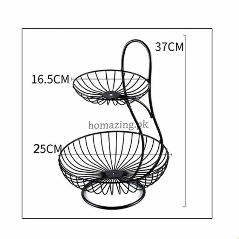 Double Layer Fruit Basket
