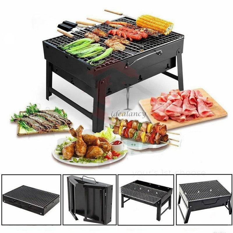 Portable & Foldable BBQ Grill Space Saver
