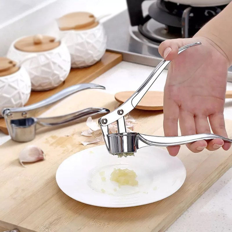 Manual Garlic Press Crusher Stainless Steel