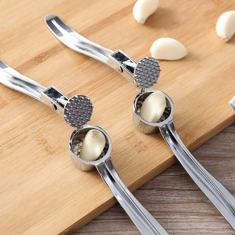 Manual Garlic Press Crusher Stainless Steel