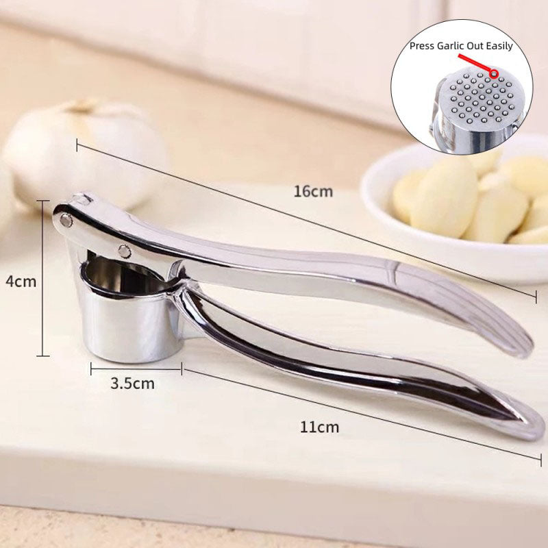 Manual Garlic Press Crusher Stainless Steel