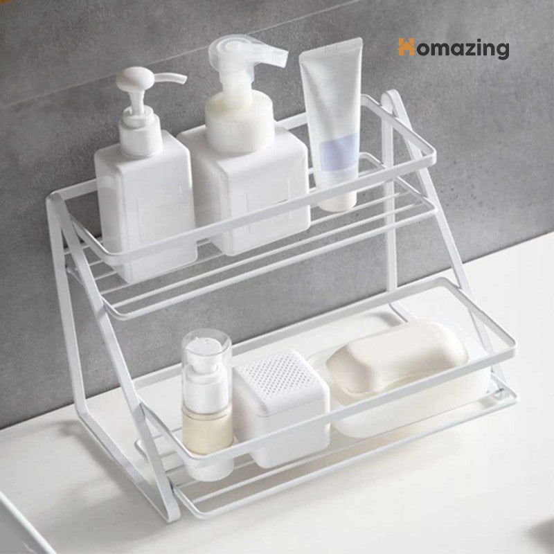 2 Tier Spice Rack Shelf Kitchen