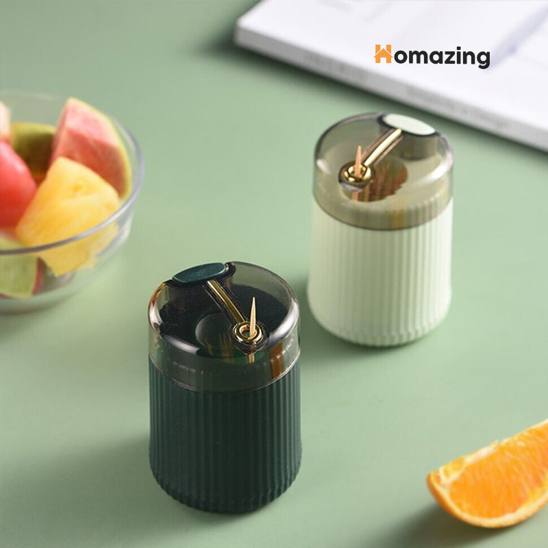 Toothpick Holder Push To Pop Up
