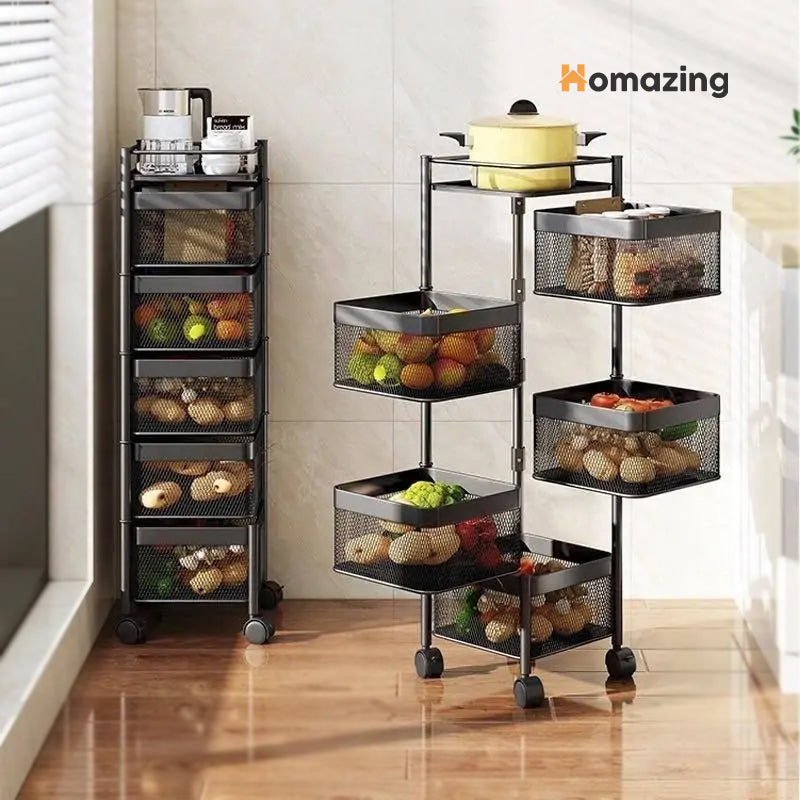 Premium Square Metal Trolley
