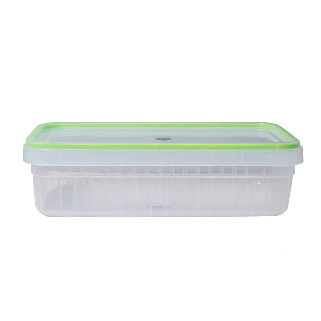 Food Storage Container Box 1 pcs Rectangular 2 Ltr Plastic Airtight with Lid