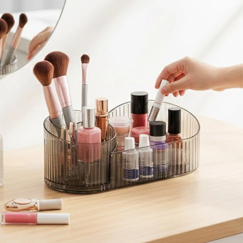 360 Rotating Makeup Organizer Cosmetic Storage Tray
