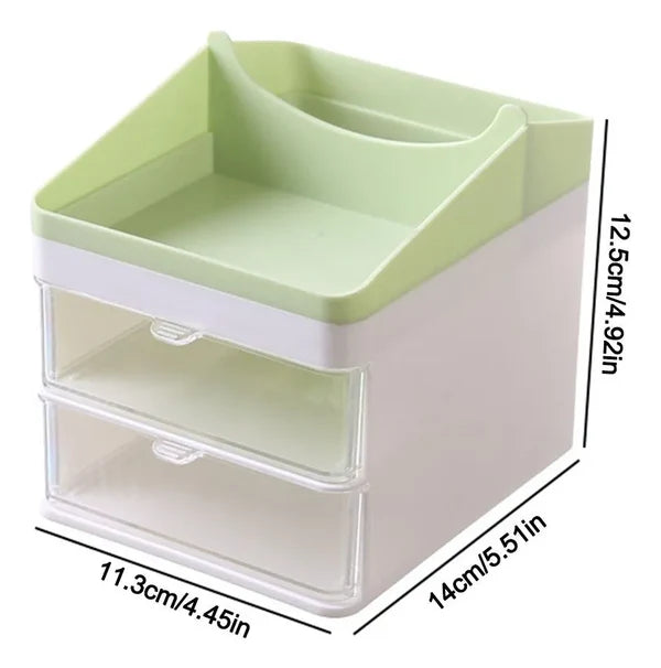 Cosmetic Desktop Storage Box Makeup & Skincare Organizer