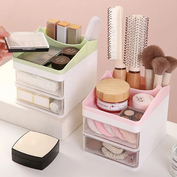 Cosmetic Desktop Storage Box Makeup & Skincare Organizer