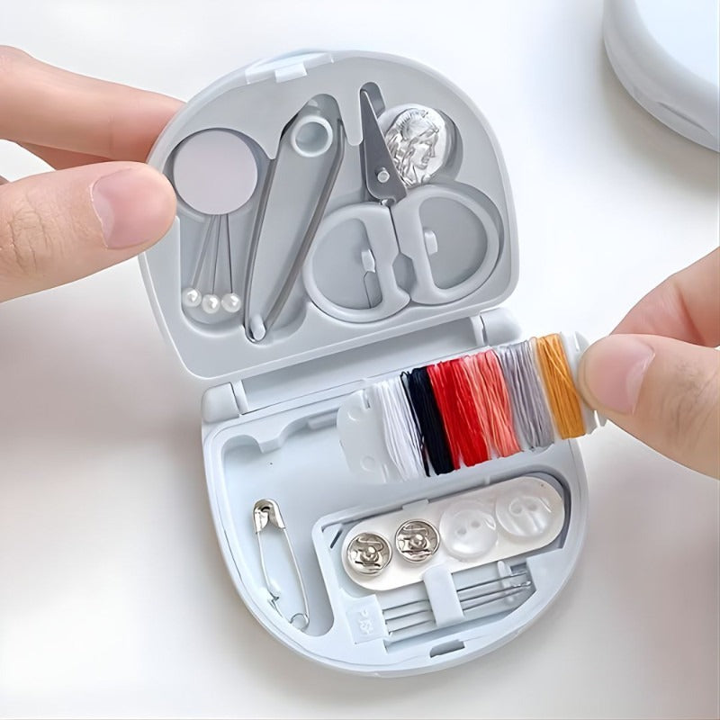 Mini Sewing Kit with Thread Organizer Portable Stitching Set