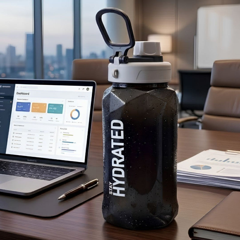 Hydrate Boost Bottle Portable Motivational Water Bottle