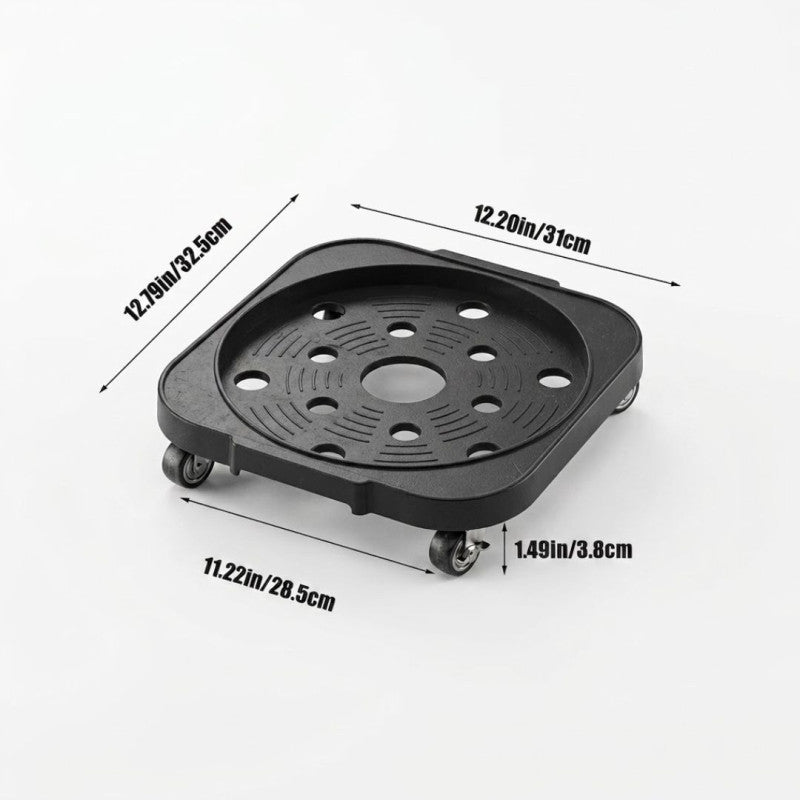 Gas Cylinder Trolley Base with Wheels Heavy Duty Cylinder Stand