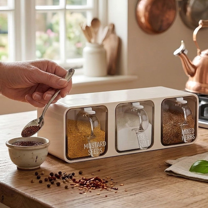 Wall Mounted Spice Rack Kitchen Storage Organizer