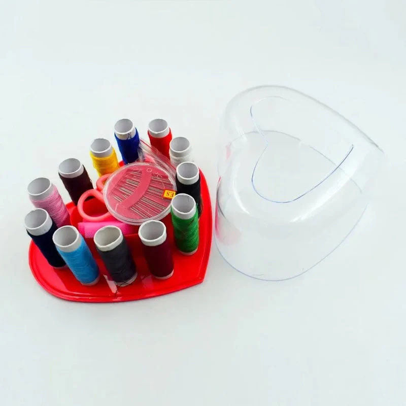 Sewing Kits Box Heart Shaped