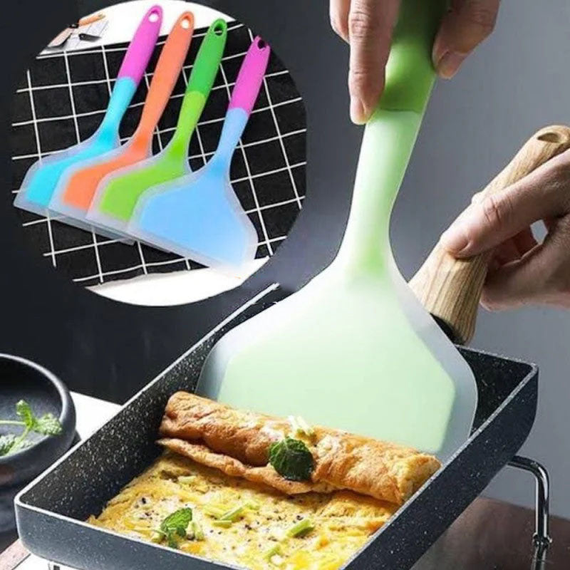 Silicone Spatula Non-Stick Wide Turner