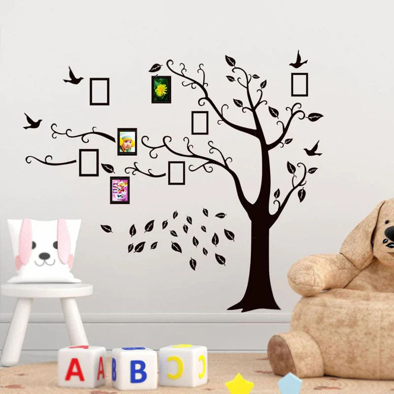 Tree Wall Sticker With Photo Frames