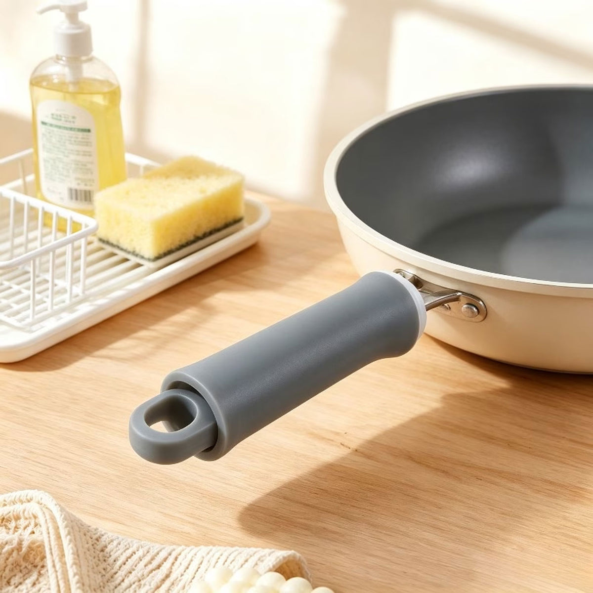 Silicone Cookware Handle Protector for Hot Pots & Pans