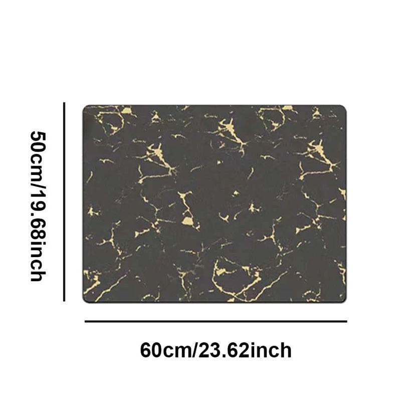 Anti-Slip Dish Drying/Dining Table Mat-Water Absorbent-(Design-G)