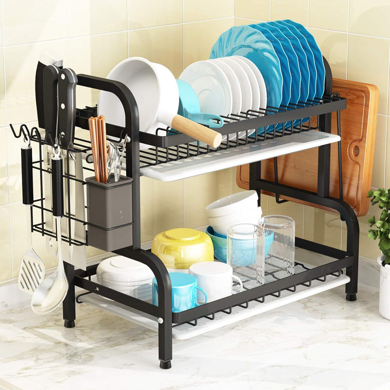 2 Layer Multi-Tiered Dish Storage Rack