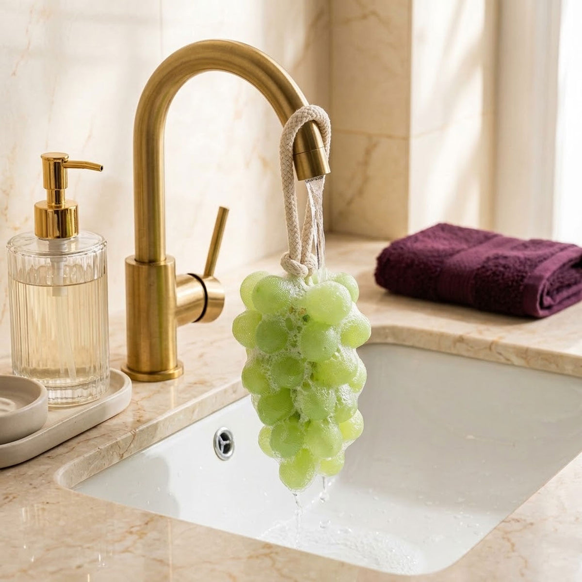 Grape-Shaped Hanging Soap & Fragrance Freshener